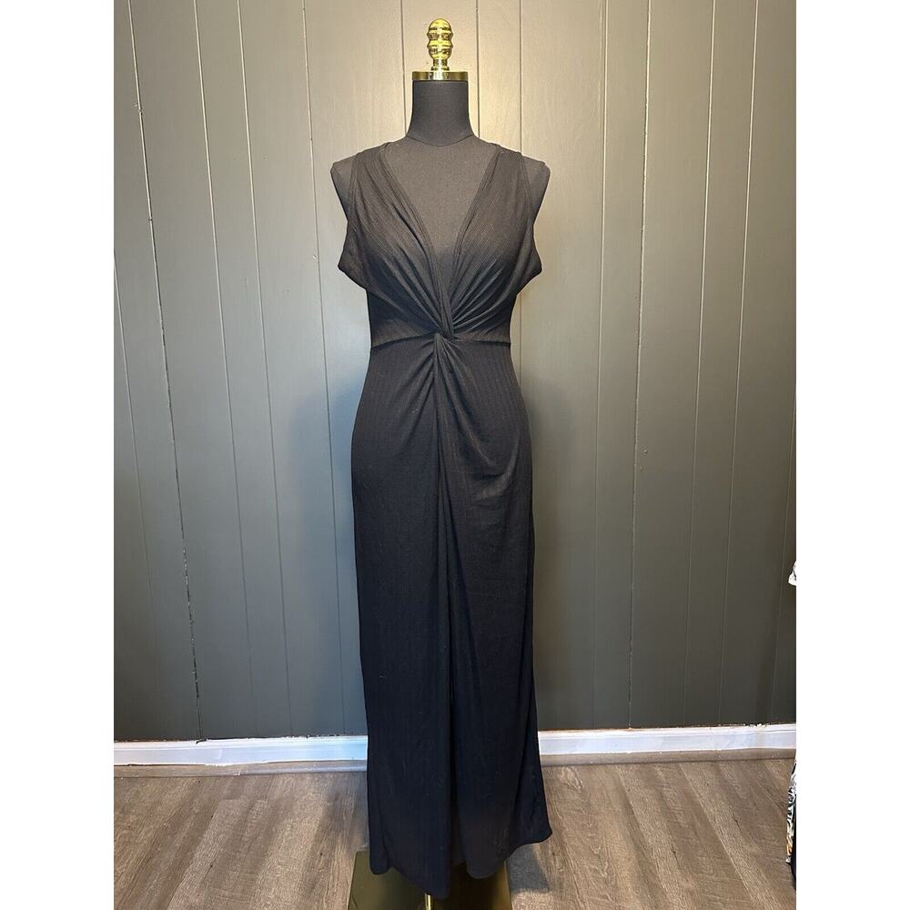 Rolla Coster Black Textured Ripped Jumpsuit One Piece M Medium
